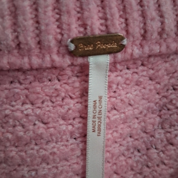 Free People Light Pink Ribbed Knit Skirt XS - Picture 4 of 4